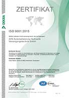 Dekra ISO-Zertifikat zum Download